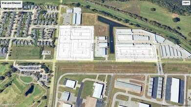 South Elwood Ave, Tulsa, OK - Vue aérienne  vue de carte