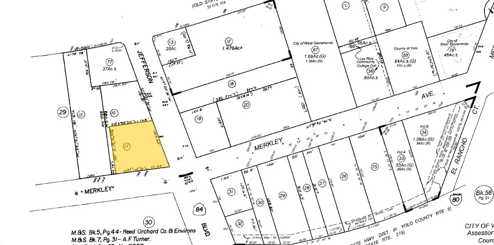 840 Jefferson Blvd, West Sacramento, CA à louer - Plan cadastral – Image 3 sur 3