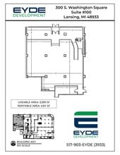 300 S Washington Sq, Lansing, MI à louer Plan de site– Image 1 sur 1