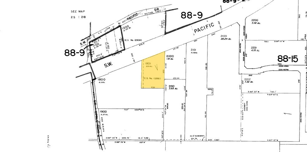 18650 SW Pacific Hwy, Tualatin, OR à louer - Plan cadastral – Image 2 sur 18