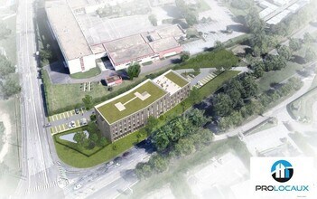 Évreux - Vue aérienne  vue de carte