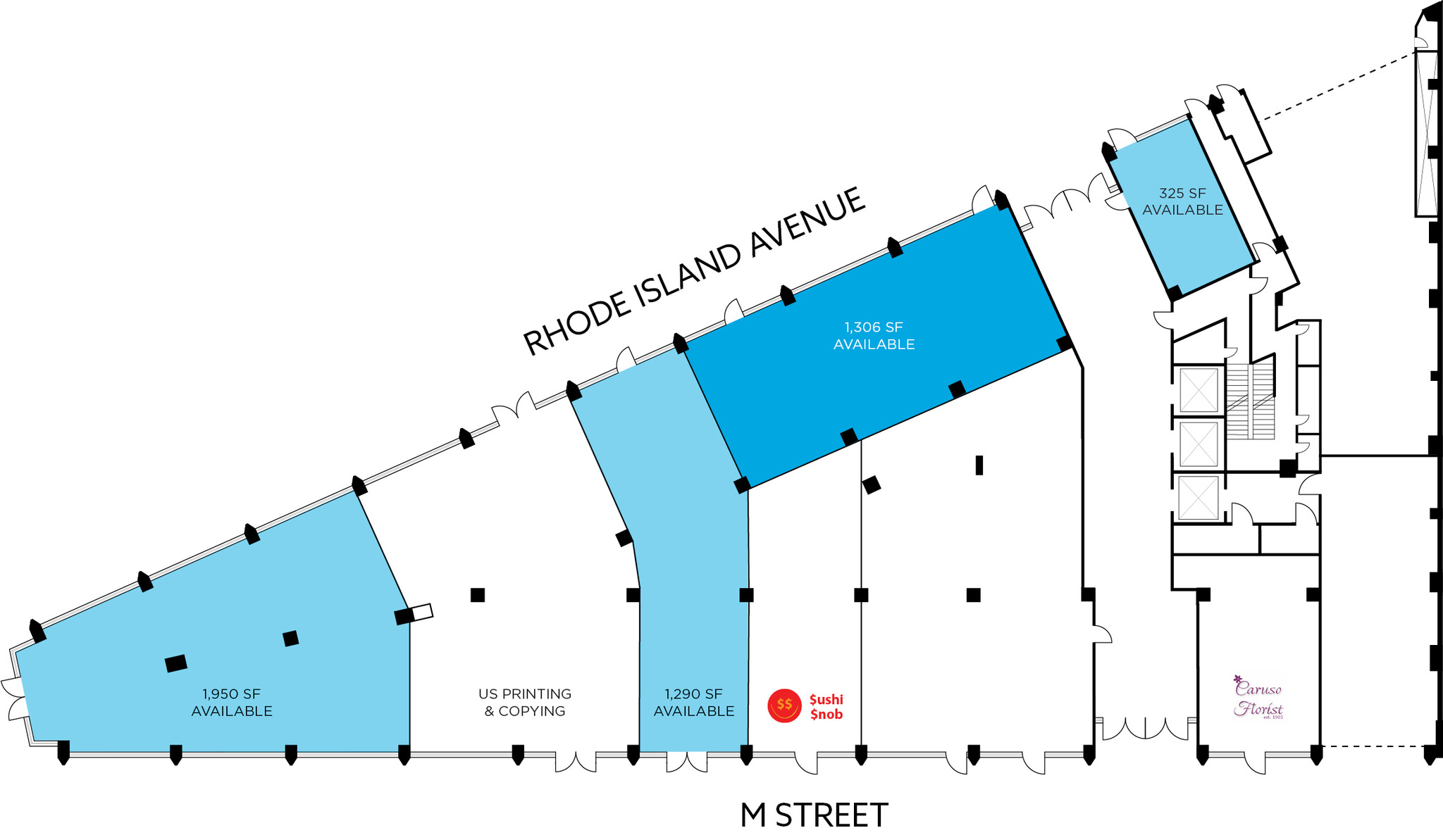 1730 Rhode Island Ave NW, Washington, DC à louer Plan d’étage– Image 1 sur 1