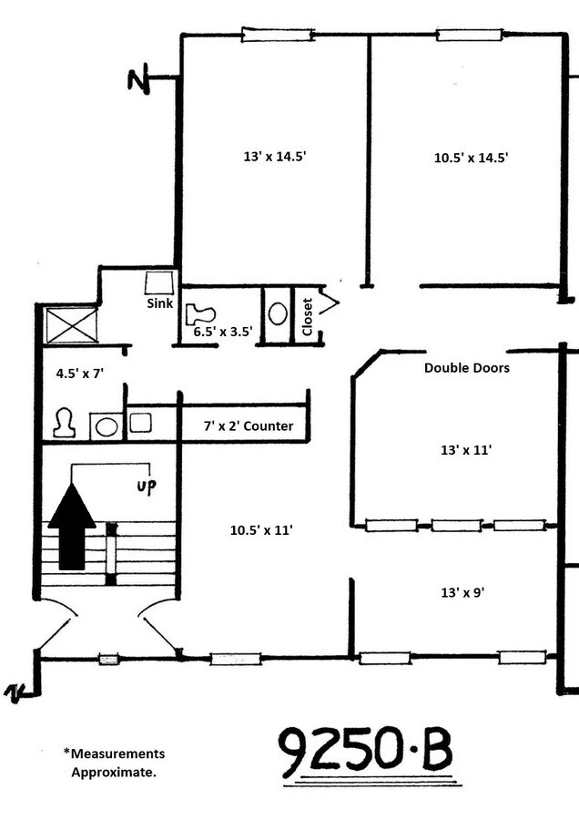 9250-9254 Mosby St, Manassas, VA 20110 - Lot 9250 B -  - Plan d’étage - Image 1 of 8
