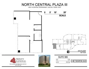12801 N Central Expy, Dallas, TX à louer Plan d’étage– Image 1 sur 1