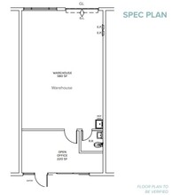 10451-10455 Roselle St, San Diego, CA à louer Plan d’étage– Image 1 sur 2