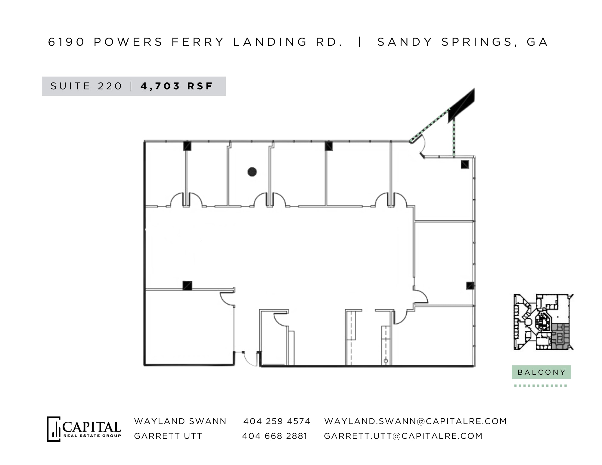 6190 Powers Ferry Landing Rd, Atlanta, GA à louer Plan d’étage– Image 1 sur 1