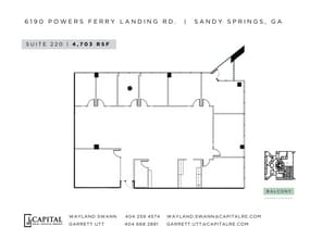 6190 Powers Ferry Landing Rd, Atlanta, GA à louer Plan d’étage– Image 1 sur 1