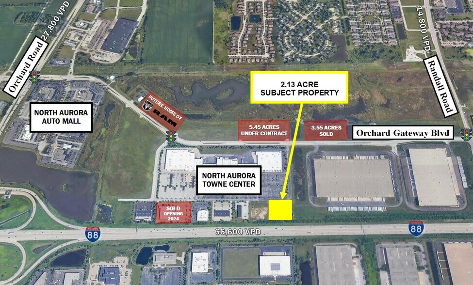Lot 5 - Towne Center Road, North Aurora, IL à vendre - Photo de l’immeuble – Image 1 sur 4