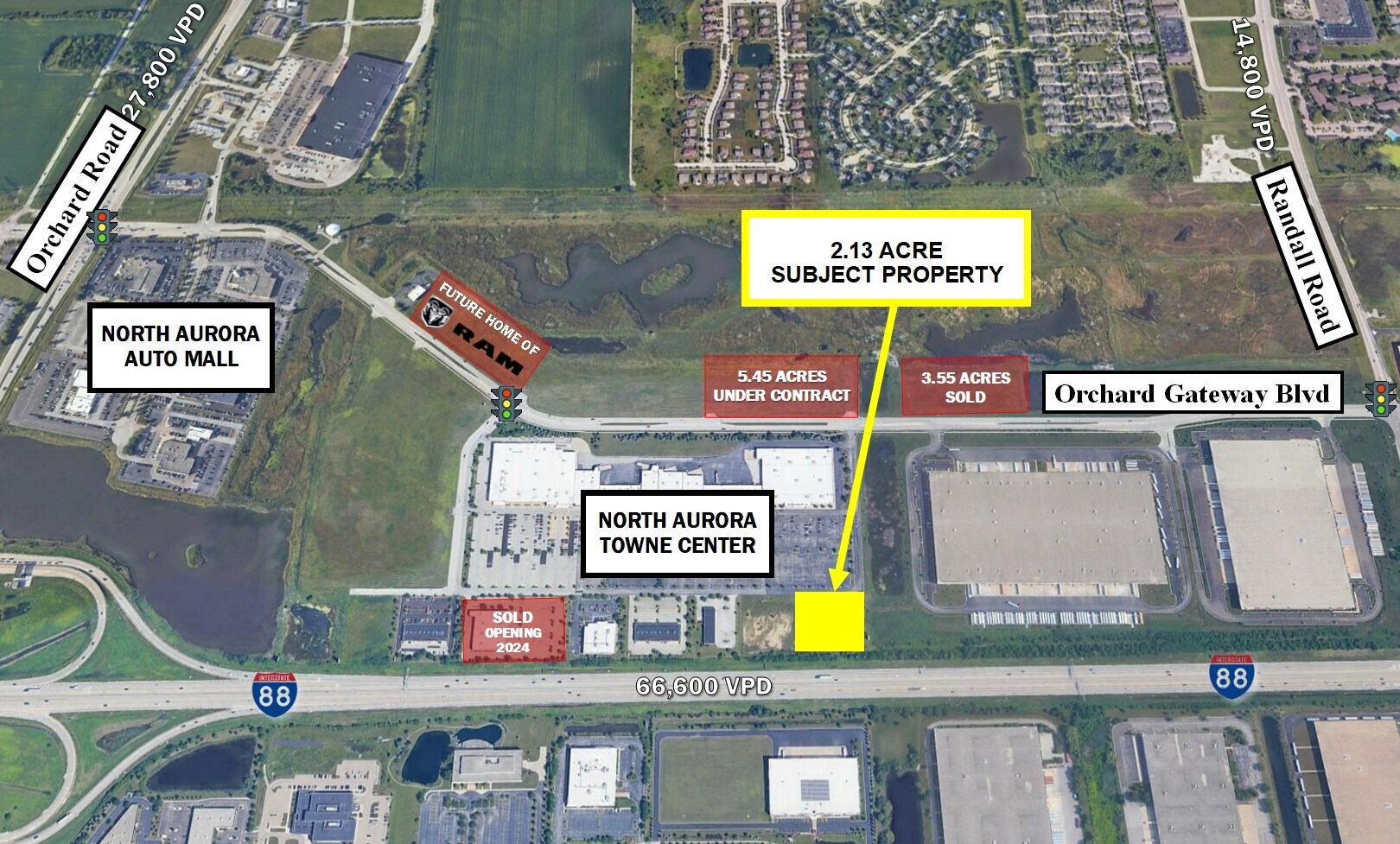 Lot 5 - Towne Center Road, North Aurora, IL à vendre Photo de l’immeuble– Image 1 sur 5
