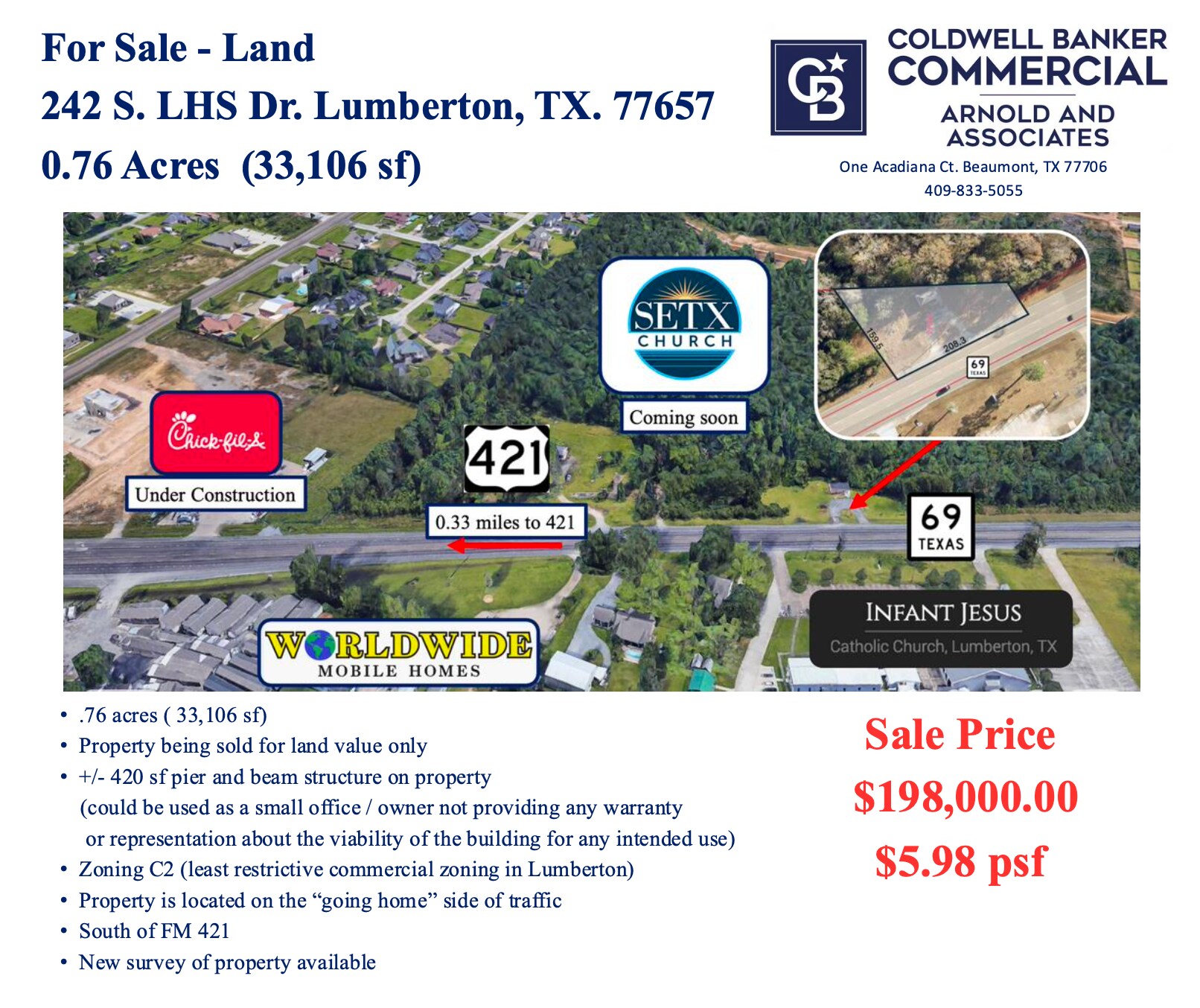 242 S Lhs Dr, Lumberton, TX à vendre Photo de l’immeuble– Image 1 sur 4