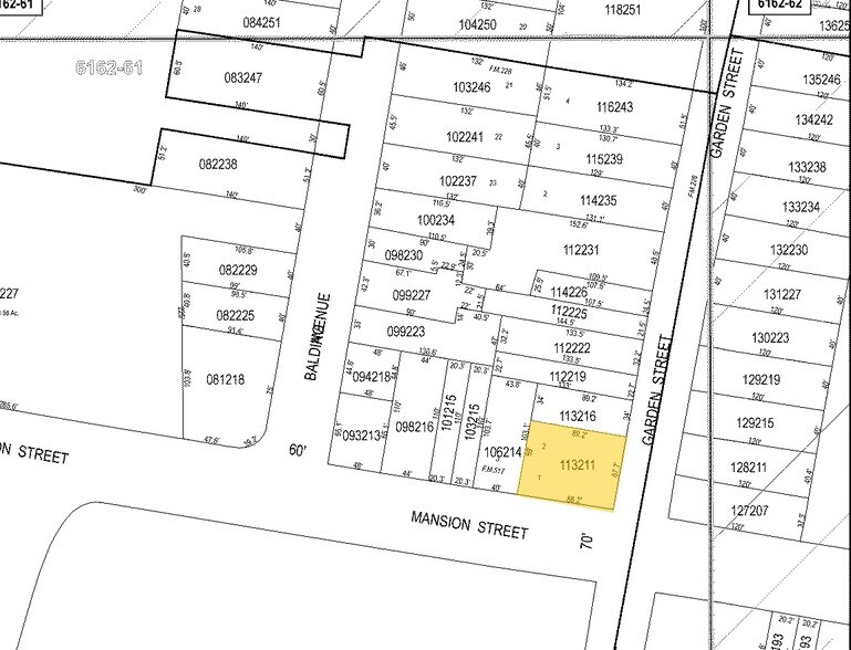 78-82 Garden St, Poughkeepsie, NY à vendre - Plan cadastral – Image 2 sur 4