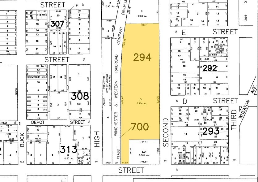 700-706 N 2nd St, Millville, NJ à vendre - Plan cadastral – Image 2 sur 12