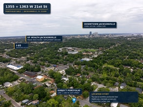 1363 21st St, Jacksonville, FL - Vue aérienne vue de carte - Image1