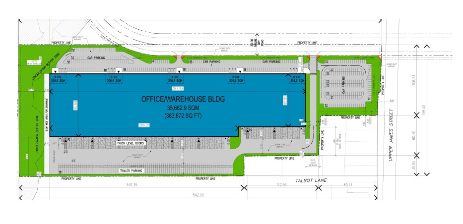 2240 Hwy 6, Hamilton, ON à louer - Plan de site – Image 3 sur 4
