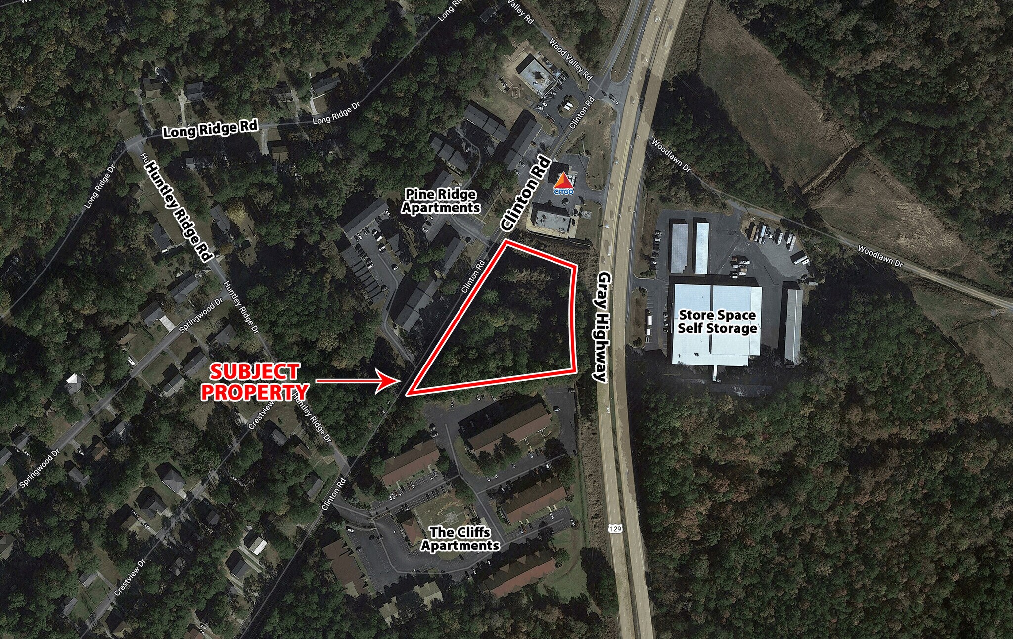 1901 Clinton Road, Macon-Bibb, GA à vendre Aérien– Image 1 sur 4