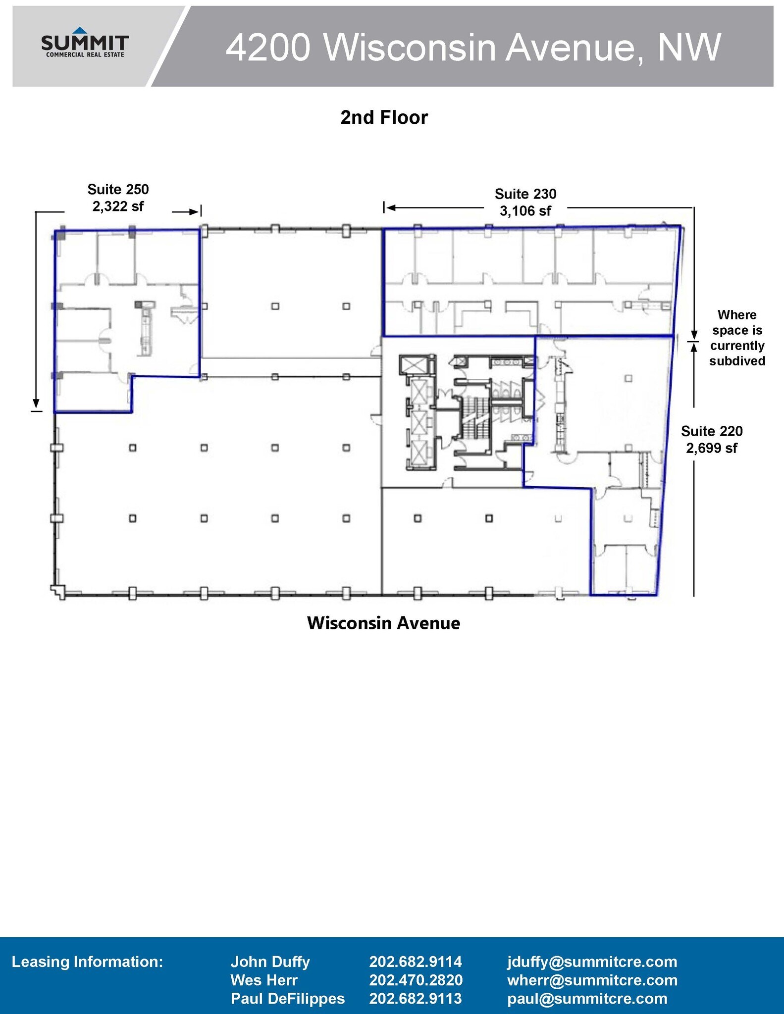 4200 Wisconsin Ave NW, Washington, DC à louer Plan d’étage– Image 1 sur 3