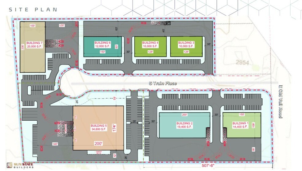 E Old Vail Rd & S Train Pl, Tucson, AZ à vendre - Plan de site – Image 3 sur 6