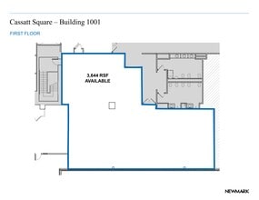 1001-1041 Old Cassatt Rd, Berwyn, PA à louer Plan de site– Image 1 sur 6