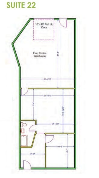 1835 E 6th St, Tempe, AZ à louer Plan d’étage– Image 1 sur 1
