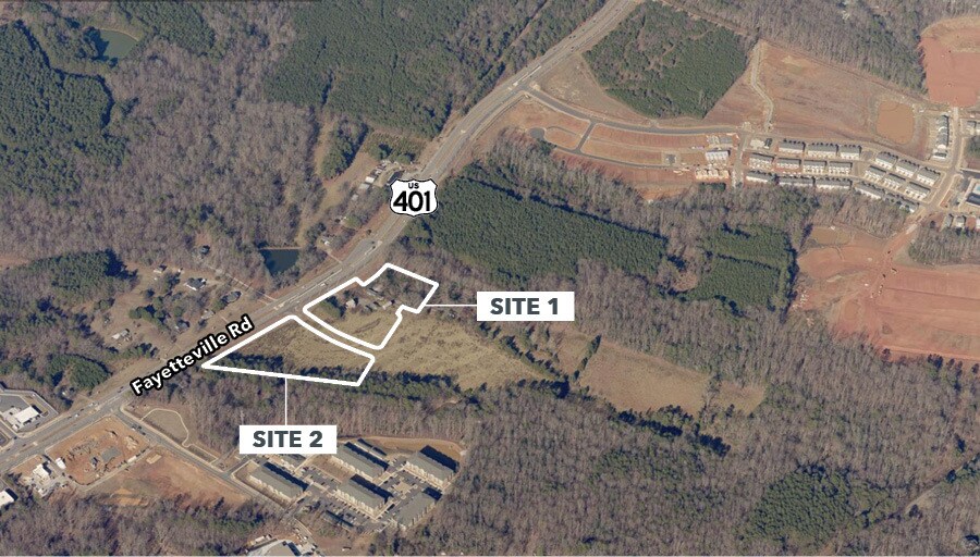 7509 Fayetteville Rd, Raleigh, NC à louer - Aérien – Image 3 sur 4
