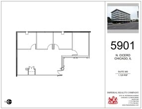 5901 N Cicero Ave, Chicago, IL à louer Plan d’étage– Image 2 sur 2