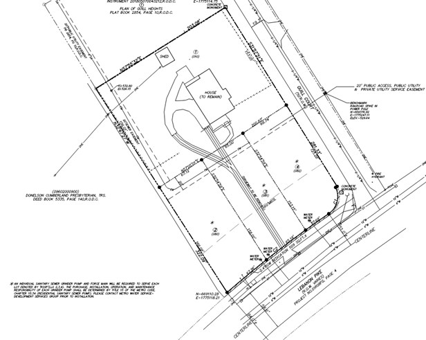2918 Lebanon Pike, Nashville, TN à vendre Plan cadastral– Image 1 sur 3