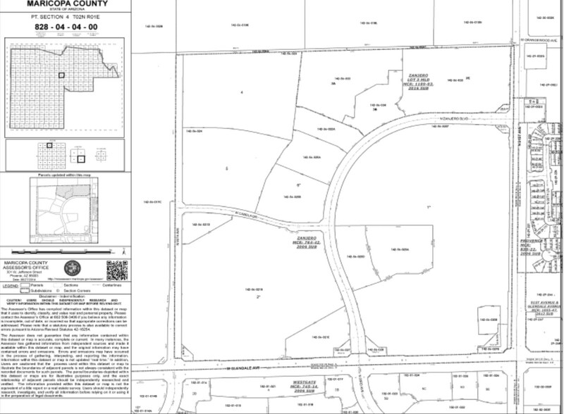 7410 N Zanjero Blvd, Glendale, AZ à louer - Plan cadastral – Image 2 sur 8