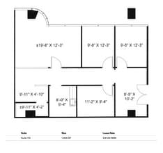 8140 Walnut Hill Ln, Dallas, TX à louer Plan d’étage– Image 1 sur 1