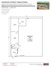 2800 W Division St, Arlington, TX à louer Plan d’étage– Image 1 sur 1