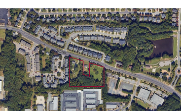 1400 Center St, Apex, NC - VUE AÉRIENNE vue de carte - Image1