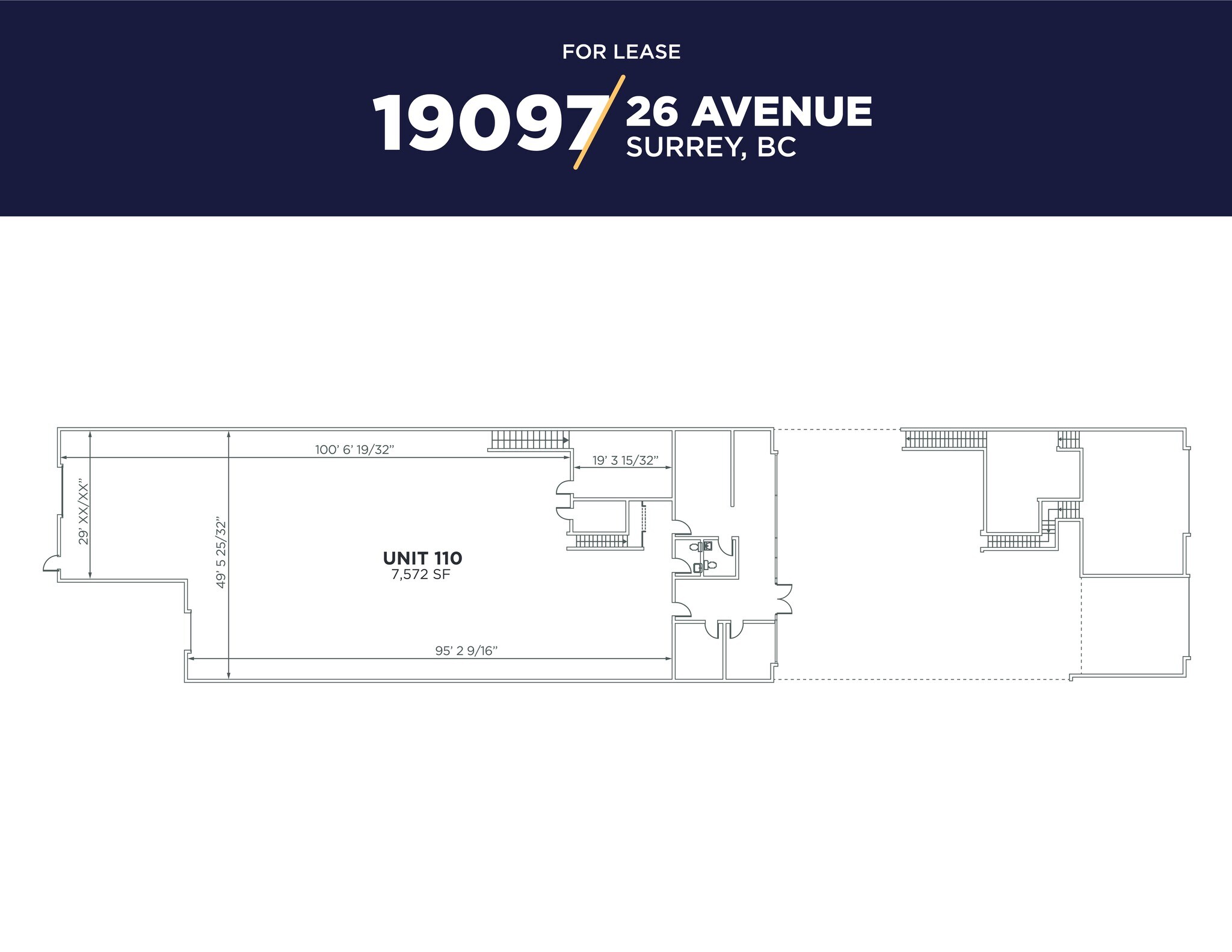 19097 26th Ave, Surrey, BC à louer Plan de site– Image 1 sur 2