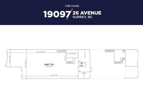 19097 26th Ave, Surrey, BC à louer Plan de site– Image 1 sur 2