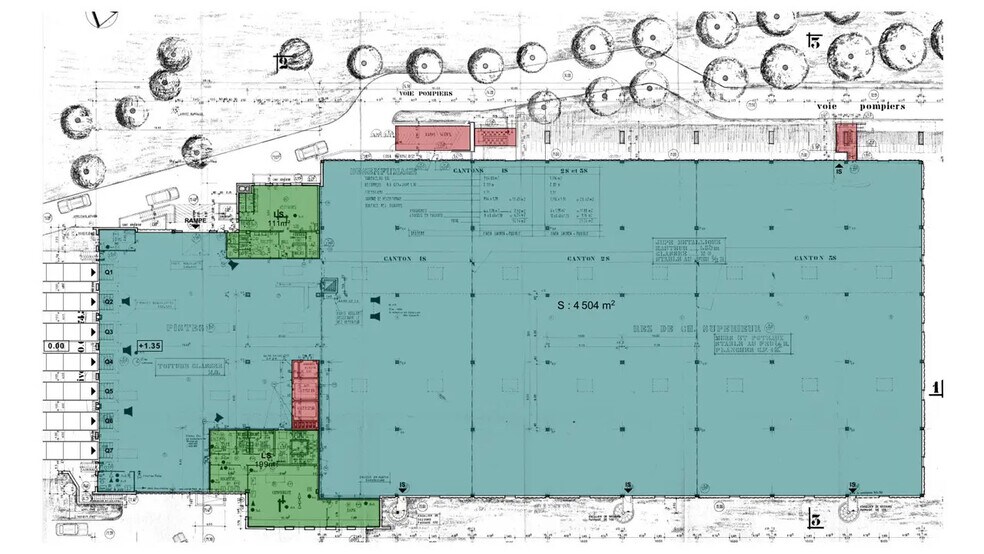 Industriel/Logistique dans Marseille à louer - Plan d’étage – Image 3 sur 4