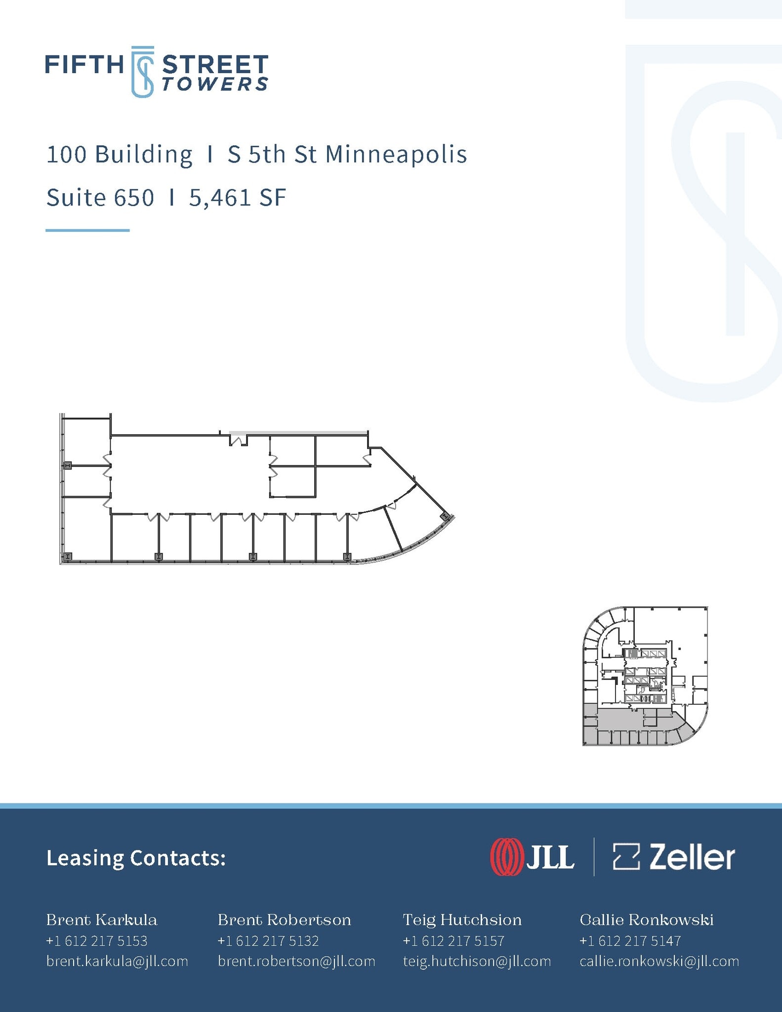 100 S 5th St, Minneapolis, MN à louer Plan d’étage– Image 1 sur 1
