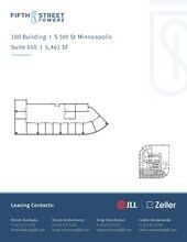 100 S 5th St, Minneapolis, MN à louer Plan d’étage– Image 1 sur 1