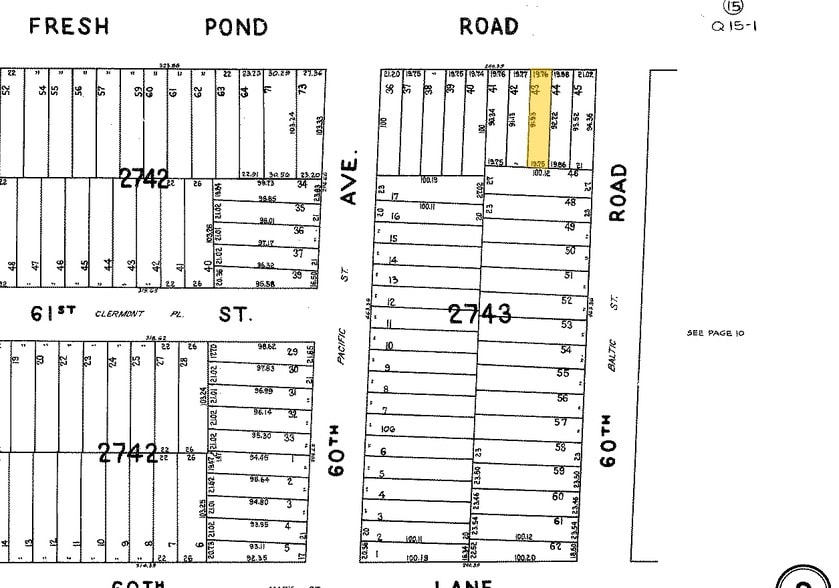 60-16 Fresh Pond Rd, Flushing, NY à louer - Plan cadastral – Image 2 sur 2