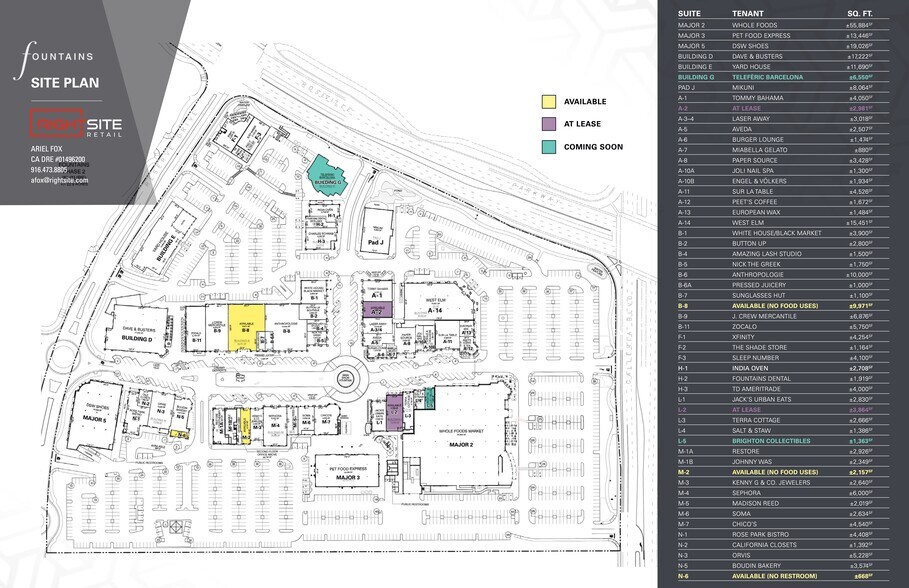 1120 Roseville Pky, Roseville, CA à louer - Plan de site – Image 1 sur 8