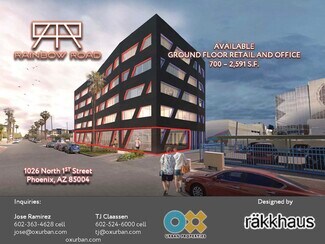 Plus de détails pour 1030 N 1st St, Phoenix, AZ - Local commercial à louer