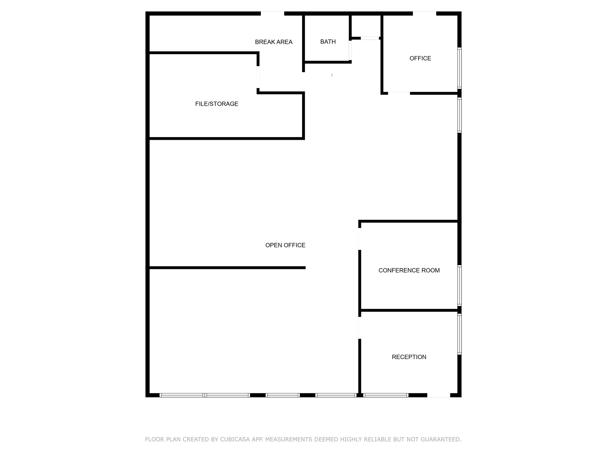 1301 Penman Rd, Jacksonville Beach, FL à louer Plan d’étage– Image 1 sur 4