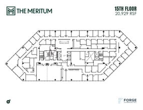 12221 Merit Dr, Dallas, TX à louer Plan d’étage– Image 1 sur 1