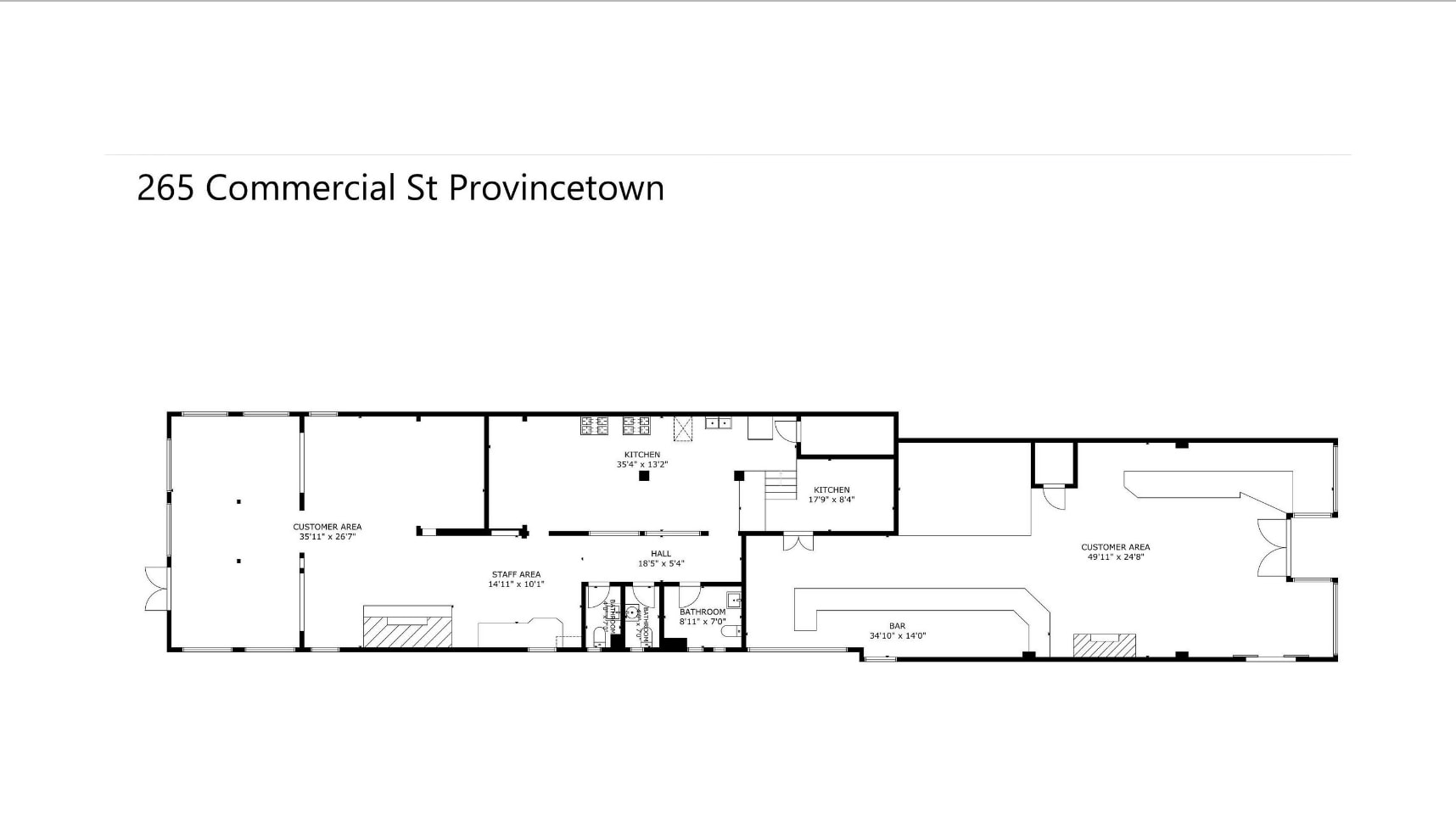 265 Commercial St, Provincetown, MA à vendre Photo intérieure– Image 1 sur 1