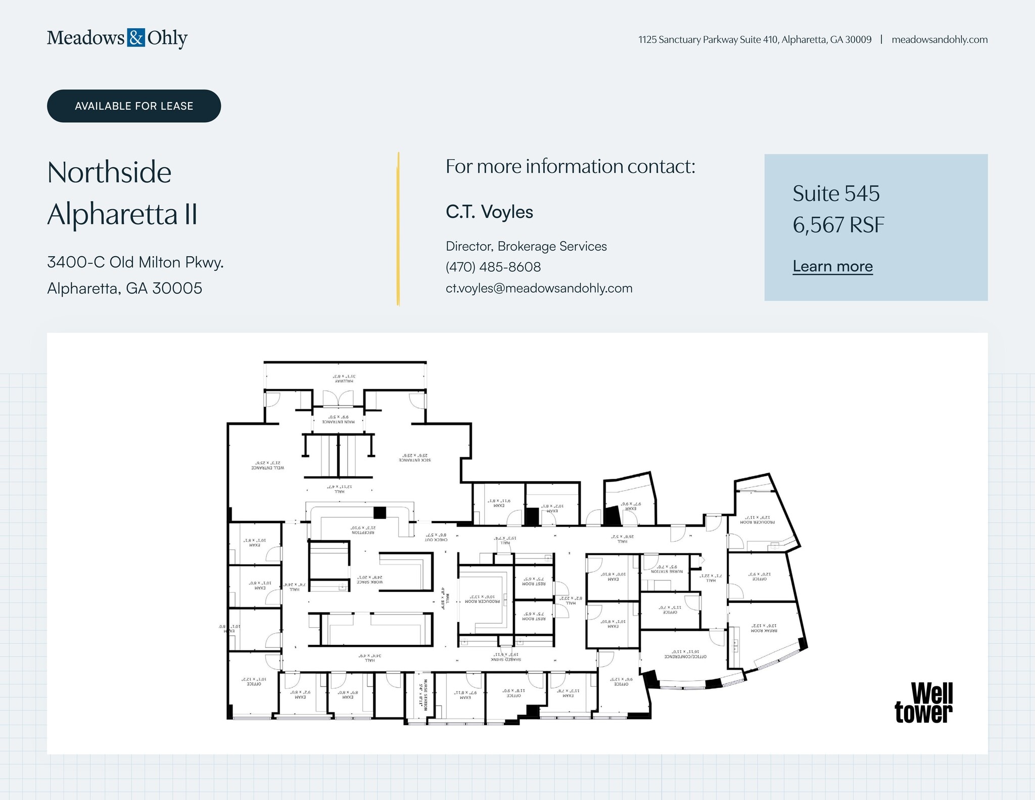 3400 Old Milton Pky, Alpharetta, GA à louer Plan de site– Image 1 sur 12