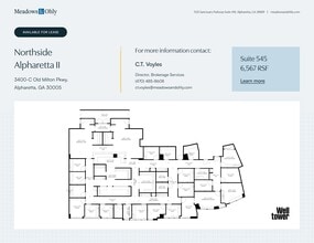 3400 Old Milton Pky, Alpharetta, GA à louer Plan de site– Image 1 sur 12