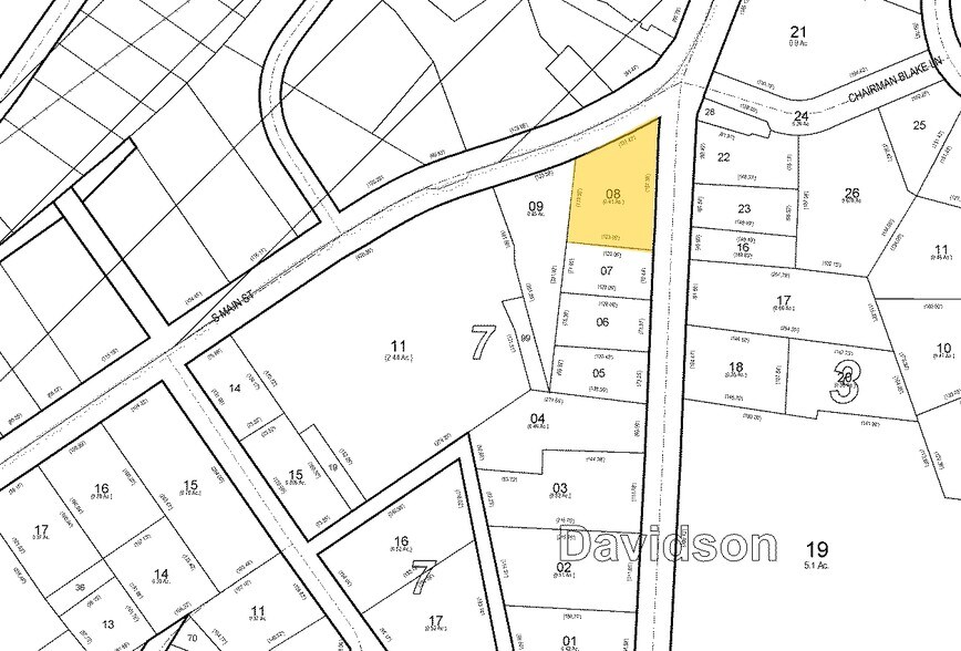 215 S Main St, Davidson, NC à vendre - Plan cadastral – Image 2 sur 23