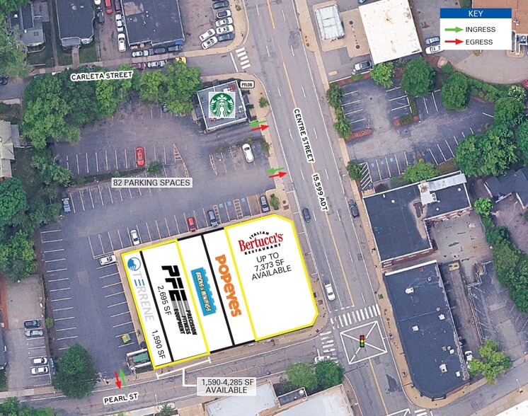 261-275 Centre St, Newton, MA à louer - Photo de l’immeuble – Image 3 sur 7