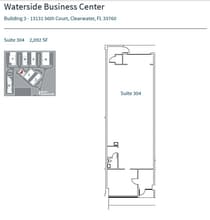 13190 56th Ct, Clearwater, FL à louer Plan d’étage– Image 1 sur 1