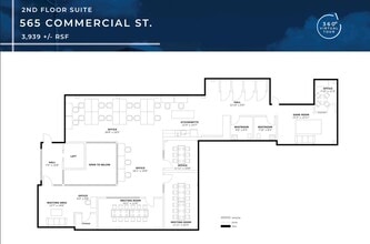 565 Commercial St, San Francisco, CA à louer Plan d’étage– Image 1 sur 1