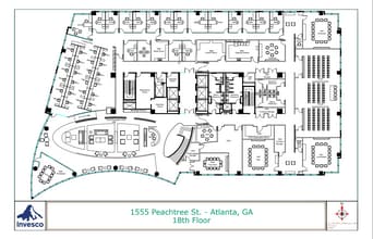 1555 Peachtree St, Atlanta, GA à louer Plan d’étage– Image 1 sur 1