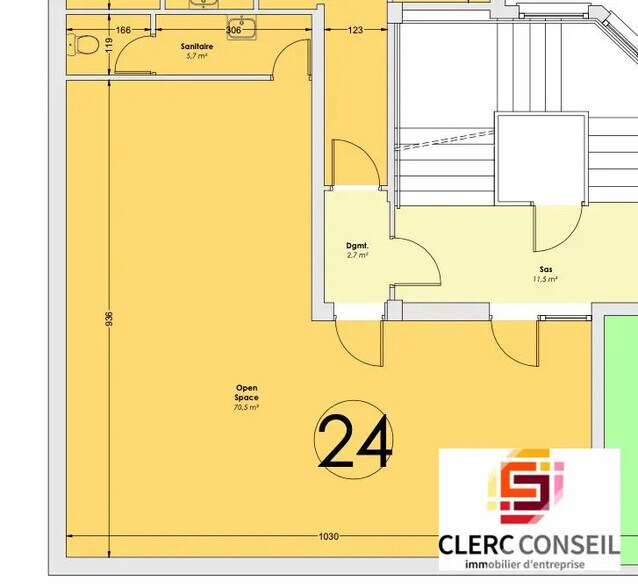 Bureau dans Rouen à louer - Photo de l’immeuble – Image 2 sur 2