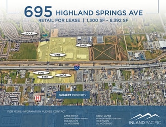 Plus de détails pour 695 Highland Springs Ave, Beaumont, CA - Local commercial à louer